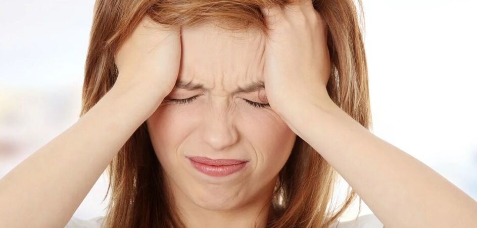 Migraines as a result of osteochondrosis