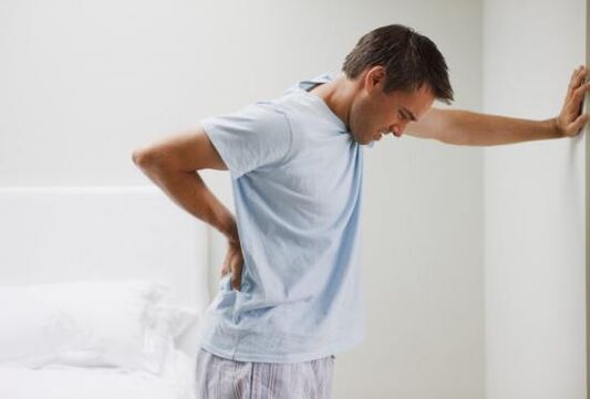 Male back pain